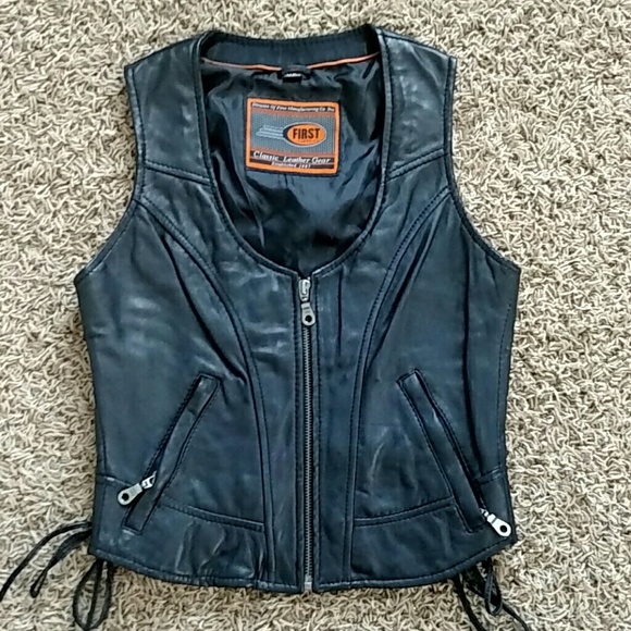 first classics leather vest